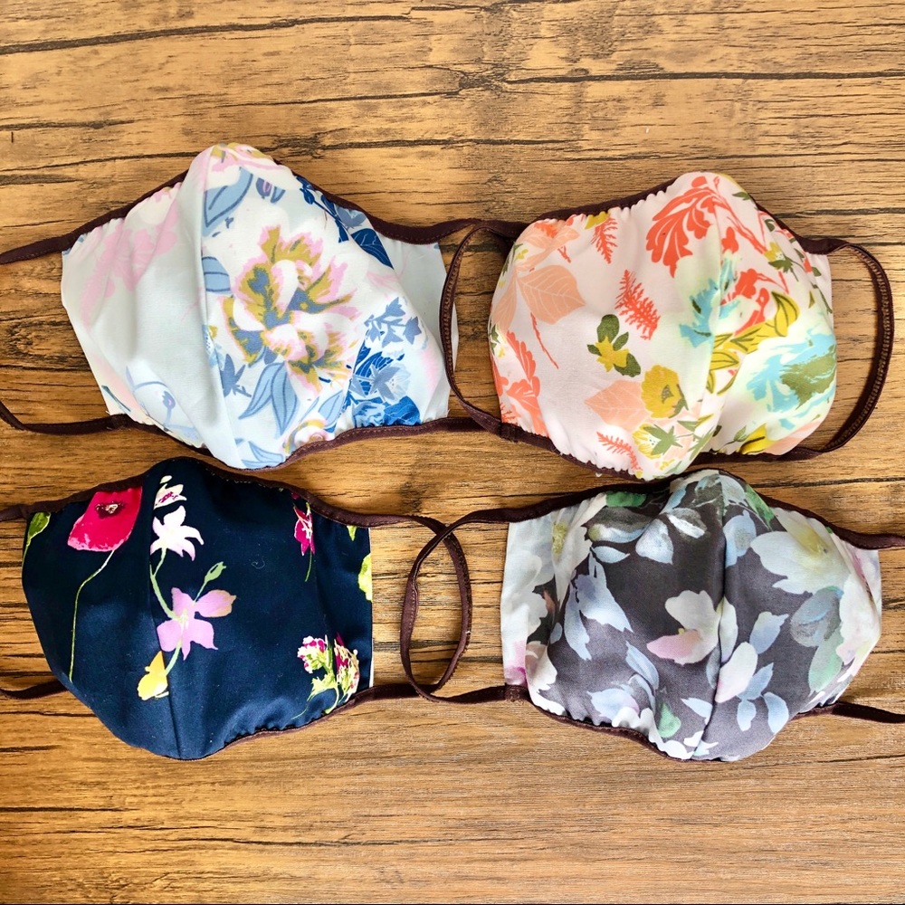 4 Floral Face Masks 🌺